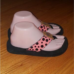 Yellow Box thong flip flops